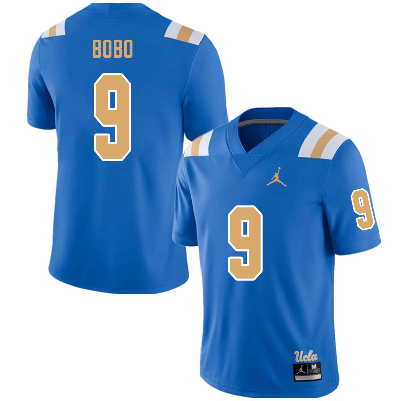Jordan Brand Men #9 Jake Bobo UCLA Bruins College Football Jerseys Sale-Blue